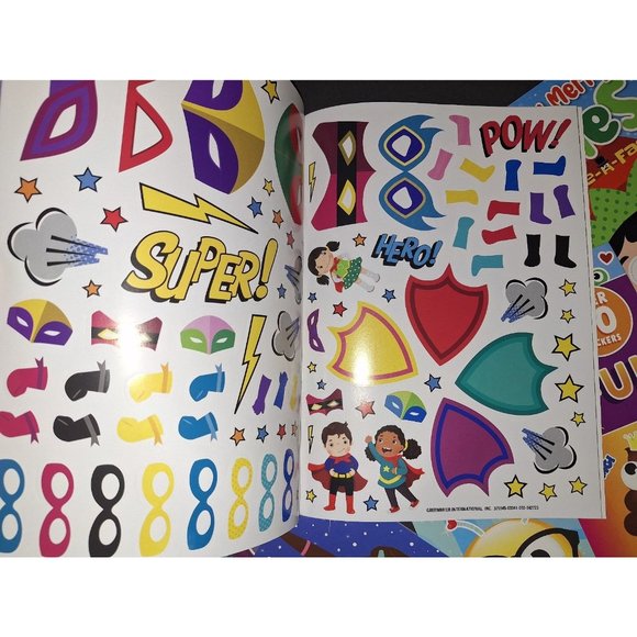 Lot Of 4 Colorful Sticker Fun Activity Books For Kids Learning - Picture 8 of 10